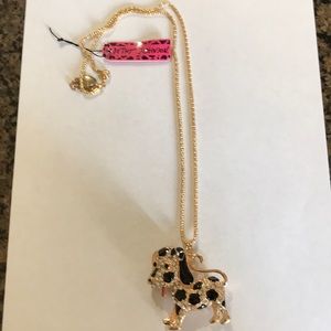 Betsey Johnson dog necklace